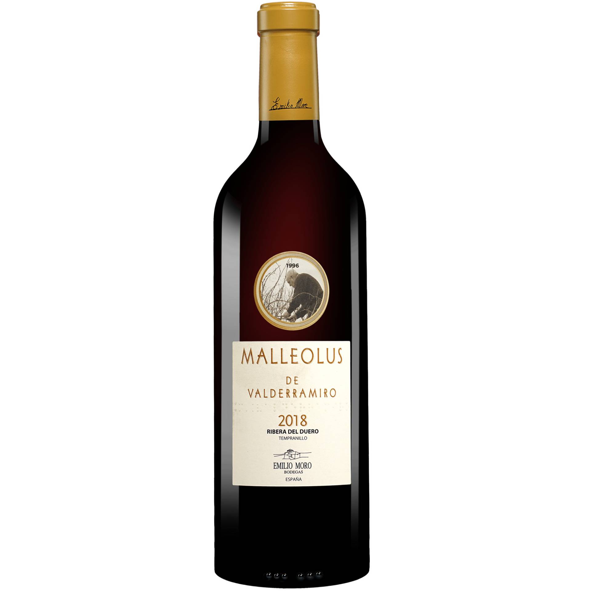 Emilio Moro »Malleolus Valderramiro« 2018  0.75L 14.5% Vol. Rotwein Trocken aus Spanien von Emilio Moro