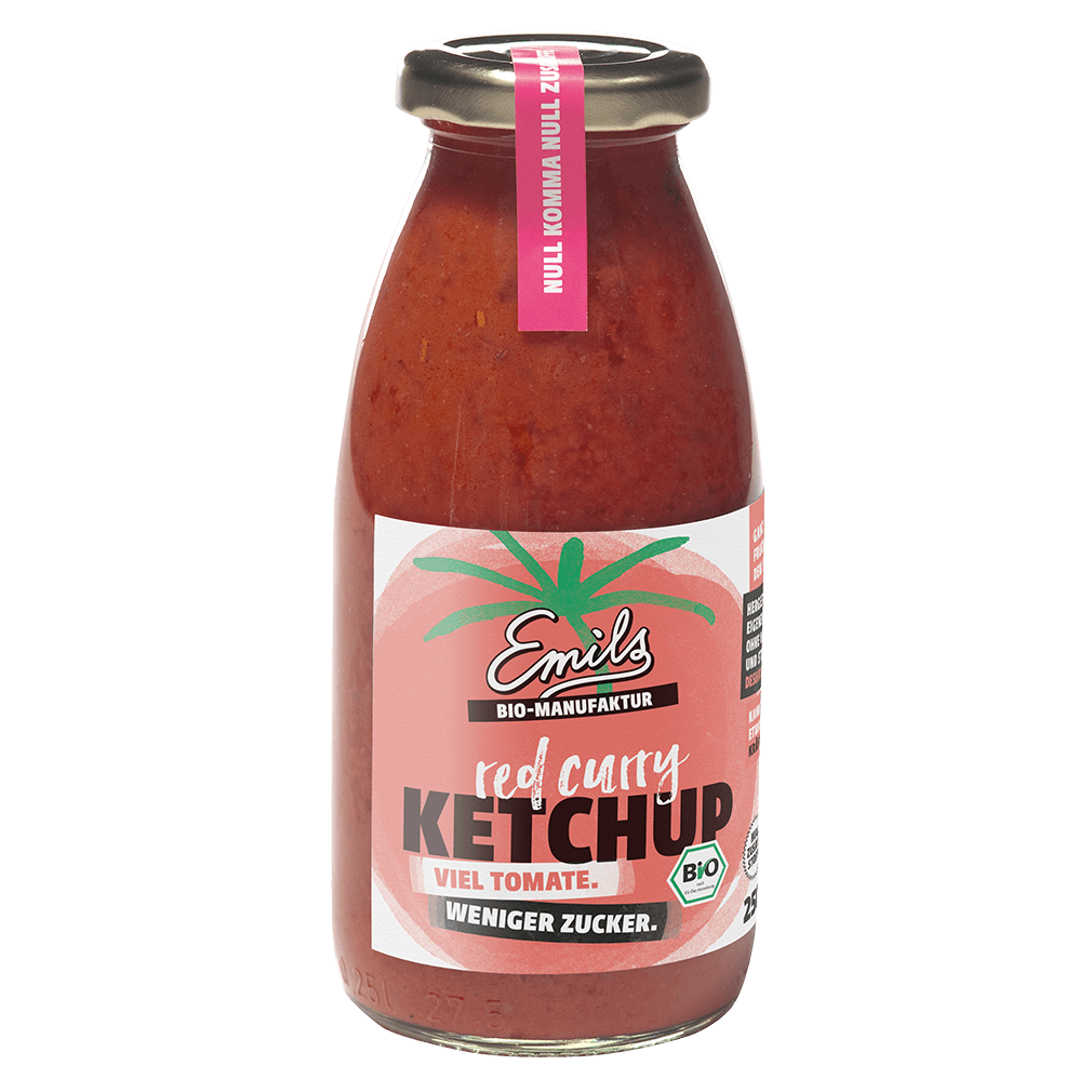 Bio Red Curry Ketchup, 250ml von Emils