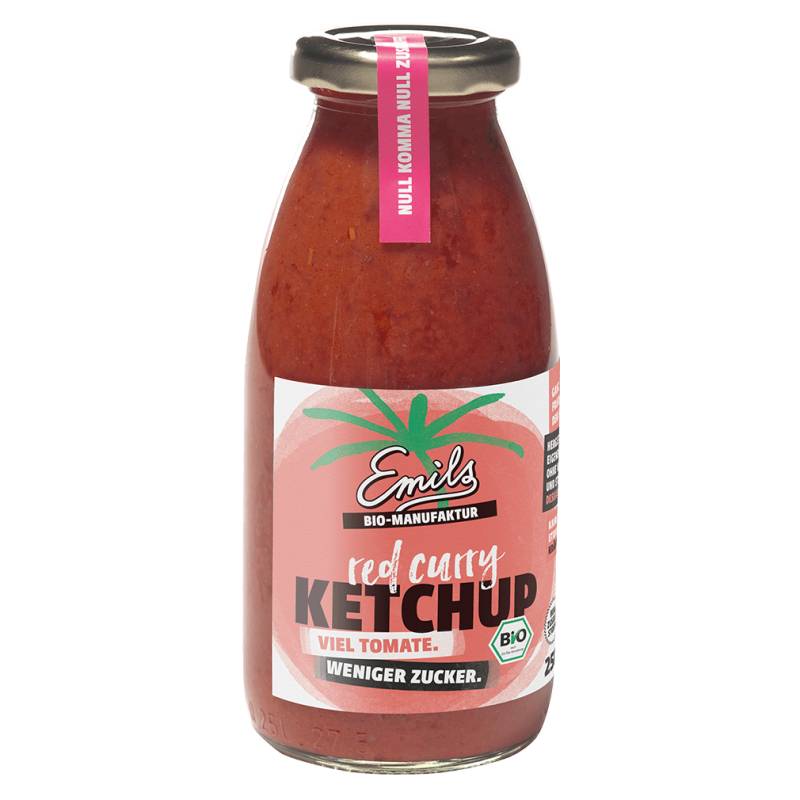 Bio Red Curry Ketchup, 250ml von Emils