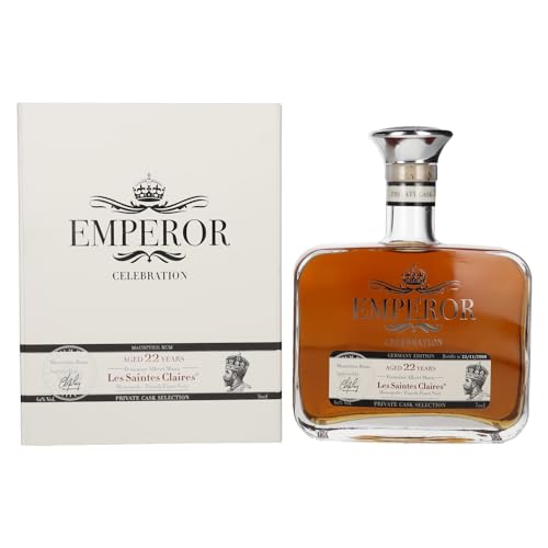 Emperor Mauritian Rum CELEBRATION PRIVATE CASK SELECTION Pinot Noir Finish 42% Vol. 0,7l in Geschenkbox Emperor Mauritian Rum CELEBRATION PRIVATE CASK SELECTION Pinot Noir Finish 42% Vol. 0,7l in Geschenkbox von Emperor Rum