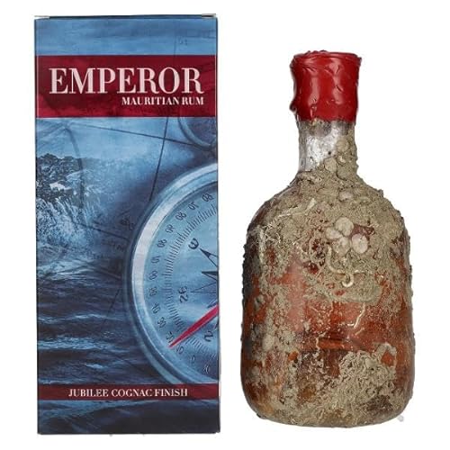 Emperor Mauritian Rum DEEP BLUE Jubilee Cognac Finish 40% Vol. 0,7l in Geschenkbox von Emperor