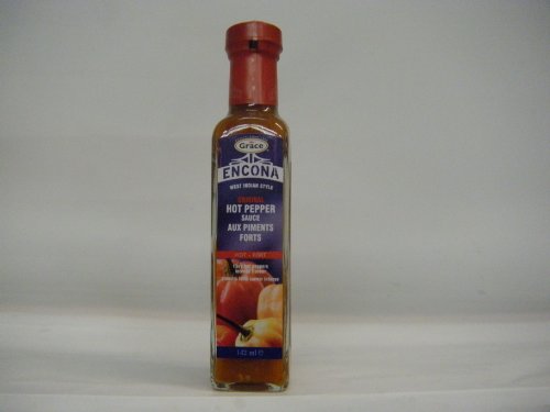[ 142ml ] ENCONA West Indian Original Hot Pepper Sauce / Scharfe Chilisauce von Encona