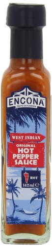 Encona West Indian Original Hot Pepper Sauce Pack Of 12x142ml Bottles von Encona