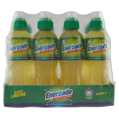 Energade, Reinhaltendes Getränk, 12 x 0,5 l, Zitronengeschmack, Push&Pull, perfekt für körperliche Aktivitäten, Sportformat für Flüssigkeitszufuhr unterwegs Energade, Reinhaltendes Getränk, 12 x 0,5 l, Zitronengeschmack, Push&Pull, perfekt für körperliche Aktivitäten, Sportformat für Flüssigkeitszufuhr unterwegs von Energade