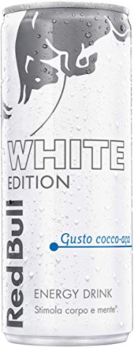 36x Red Bull White Edition al gusto esotico di cocco e fruttato dell'açaÌ exotischer Geschmack Kokosnuss und fruchtige AçaÌ Energiegetränk Sportgetränk Energy Drinks 250ml Dose von Energy Drinks