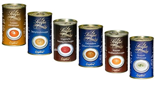 Gourmetsuppen 6er Paket 6 x 390ml | Suppen Dose, Suppen Erasco, Suppen fertig, Suppen Geschenk, Suppen Knorr, Suppen jürgen langbein, Suppen lacroix, Suppen Maggi, Suppen und Eintöpfe, fertig suppen, fertig suppe, fertig essen, fertig gerichte, fertiggerichte, fertigsuppen, dosen suppe, doesen essen, dosen lebensmittel, dose suppe, Vorratspackung, Vorratspack, Großverbraucher, Großverbraucher Packung, GroßpackungSuppe, Suppe Dose, Suppe Asia, Suppe Huhn, Suppe Maggi, Suppe zum abnehmen, Gourmetsuppen 6er Paket 6 x 390ml | Suppen Dose, Suppen Erasco, Suppen fertig, Suppen Geschenk, Suppen Knorr, Suppen jürgen langbein, Suppen lacroix, Suppen Maggi, Suppen und Eintöpfe, fertig suppen, fertig suppe, fertig essen, fertig gerichte, fertiggerichte, fertigsuppen, dosen suppe, doesen essen, dosen lebensmittel, dose suppe, Vorratspackung, Vorratspack, Großverbraucher, Großverbraucher Packung, GroßpackungSuppe, Suppe Dose, Suppe Asia, Suppe Huhn, Suppe Maggi, Suppe zum abnehmen, von Englert
