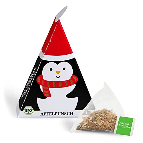 ETS - Apfel-Punch Gewürz "Penguin", BIO, 1 Pyramidenbeutel (zur einfachen Zubereitung von Apfelpunsch) von English Tea Shop