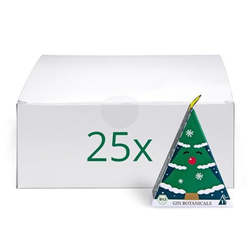 ETS - Gin Tonic Gewürz "Gin Botanicals", Wichtelgeschenk, Adventskalender Füllung, BIO Gewürzmischung, 25 Pyramidenbeutel ETS - Gin Tonic Gewürz "Gin Botanicals", Wichtelgeschenk, Adventskalender Füllung, BIO Gewürzmischung, 25 Pyramidenbeutel von English Tea Shop