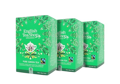 ETS - Grüner Tee, Naturland BIO Fairtrade, 20 Teebeutel von English Tea Shop