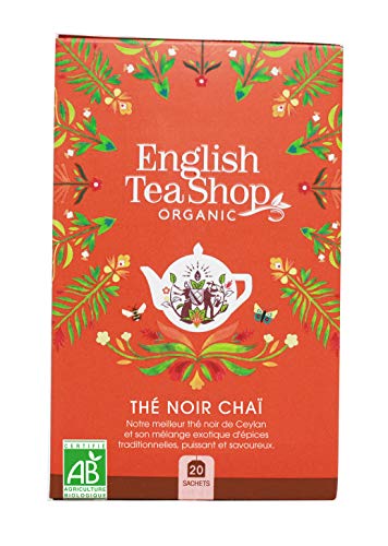 ETS - Schwarzer Tee Chai, Naturland BIO, 20 Teebeutel von English Tea Shop