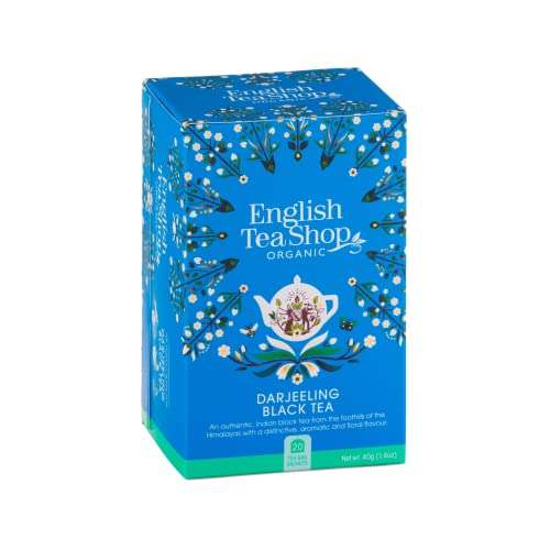 English Tea Shop® | Bio-Darjeeling-Schwarztee | Indischer Schwarztee - 20 Teebeutel (40 Gr) von English Tea Shop