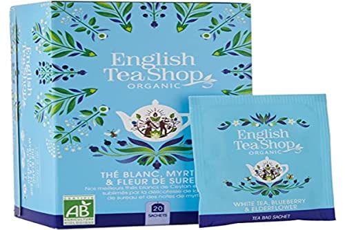 English Tea Shop Bio-Weißer Tee, Heidelbeere und Holunderblüten, Supertee von English Tea Shop