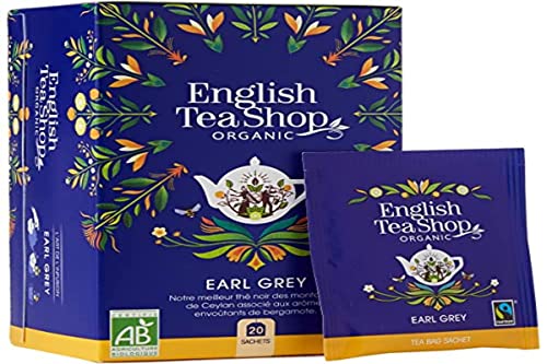 English Tea Shop Bio & Fairtrade Earl Grey - 20 Teebeutel aus Papier, 45 g von English Tea Shop