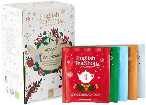 English Tea Shop Bio weißer Adventskalender 25 Teebeutel von English Tea Shop