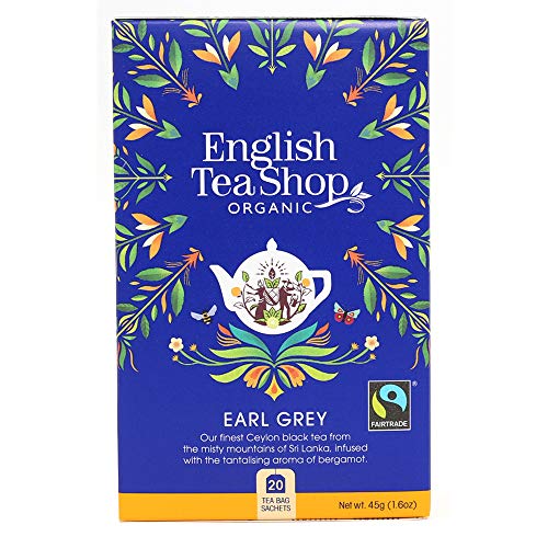 English Tea Shop Earl Grey Tee 8.5 x 13 x 7 cm, 20 Beutel, Bergamotte, Ceylon Schwarztee, Allergenfrei English Tea Shop Earl Grey Tee 8.5 x 13 x 7 cm, 20 Beutel, Bergamotte, Ceylon Schwarztee, Allergenfrei von English Tea Shop
