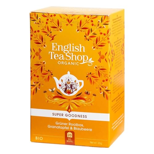 ETS - Grüner Rooibos, Granatapfel & Blaubeere, BIO, 20 Teebeutel von English Tea Shop