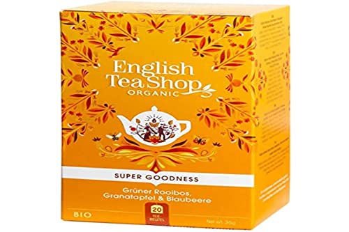 ETS - Grüner Rooibos, Granatapfel & Blaubeere, BIO, 20 Teebeutel von English Tea Shop