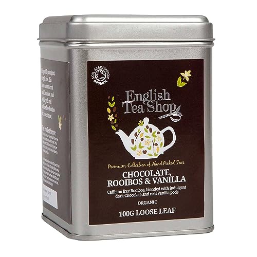 English Tea Shop - Schokolade Rooibos & Vanille, BIO, Loser Tee, 100g Dose von English Tea Shop