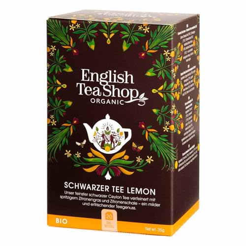 ETS - Schwarzer Tee Lemon, BIO, 20 Teebeutel von English Tea Shop