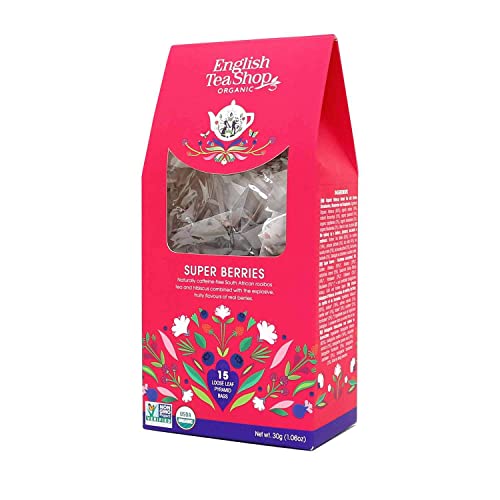 ETS - Super Beeren, BIO, 15 Pyramiden-Beutel in Papierbox von English Tea Shop