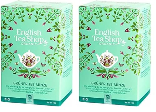 English Tea Shop - Thé Vert Menthe (Packung mit 2) von English Tea Shop
