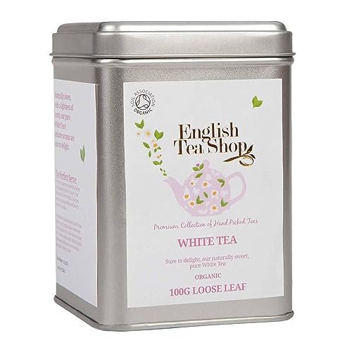 ETS - Weißer Tee, BIO, Loser Tee, 100g Dose von English Tea Shop