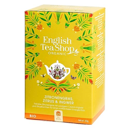 ETS - Zitronengras, Zitrus & Ingwer, BIO, 20 Teebeutel von English Tea Shop