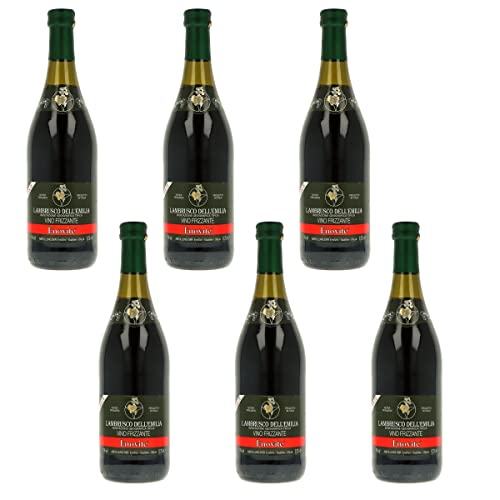 Lambrusco DellÈmilia Enovite Vino Frizzante 6x075l roter Perlwein Lambrusco DellÈmilia Enovite Vino Frizzante 6x075l roter Perlwein von Enovite
