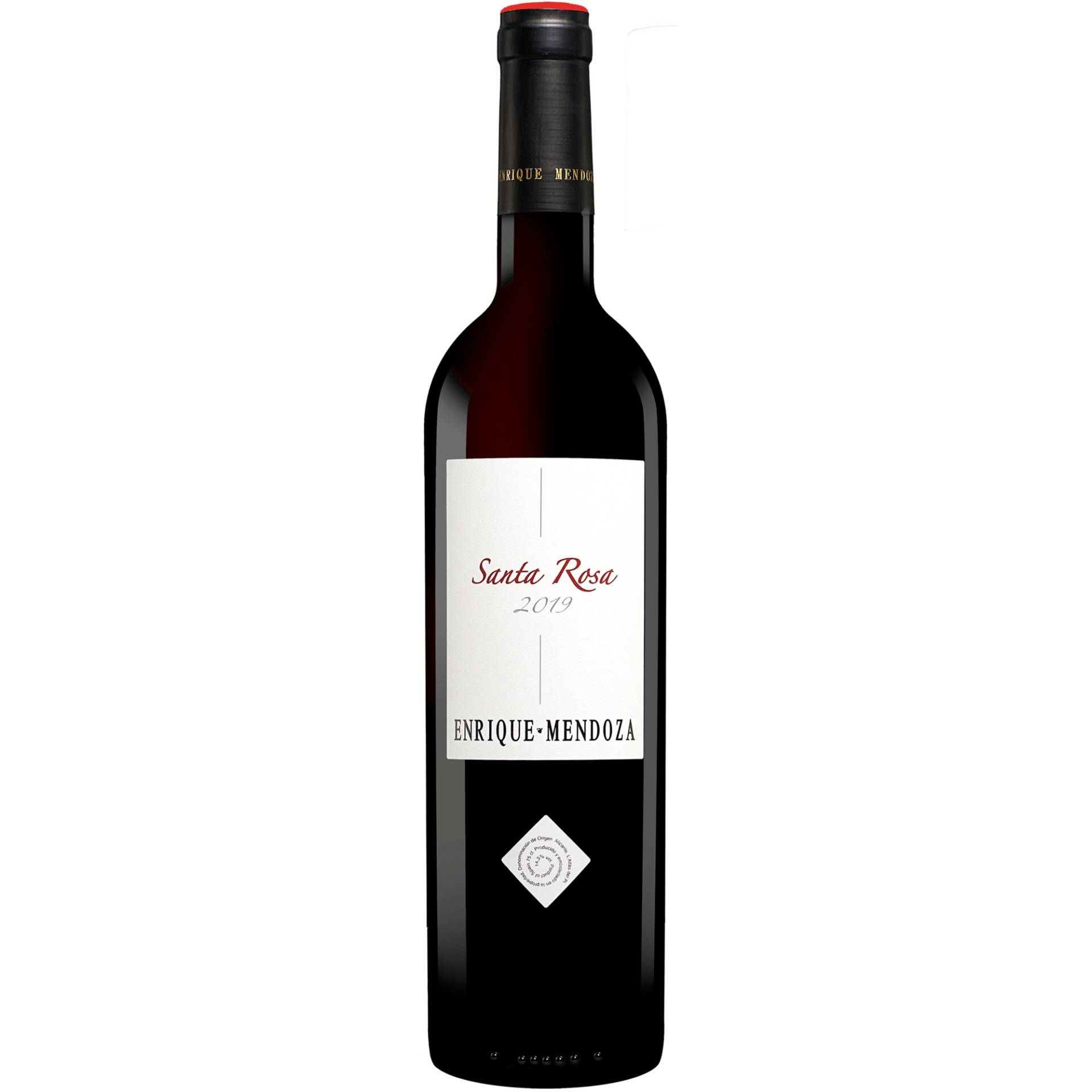 Enrique Mendoza »Santa Rosa« 2019 0.75L 14.5% Vol. Rotwein Trocken aus Spanien Enrique Mendoza »Santa Rosa« 2019 0.75L 14.5% Vol. Rotwein Trocken aus Spanien von Enrique Mendoza
