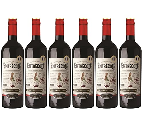 Entrecôte Entrecote - Merlot, Cabernet Sauvignon, Syrah - Rotwein aus Frankreich (6 x 0.75 l) von Entrecôte
