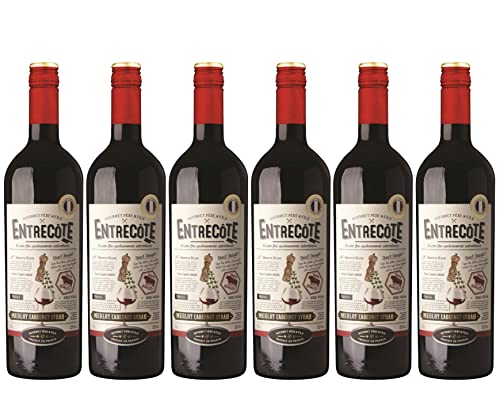 Entrecôte Entrecote - Merlot, Cabernet Sauvignon, Syrah - Rotwein aus Frankreich (6 x 0.75 l) von Entrecote