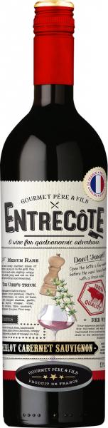 Entrecôte Merlot Cabernet Sauvignon Rotwein trocken Entrecôte Merlot Cabernet Sauvignon Rotwein trocken von Entrecôte