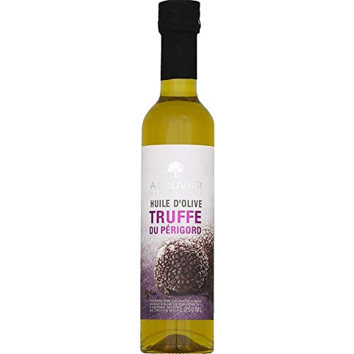 A L'Olivier - Extra Virgin Olive Oil 97% & Natural Extract Of Perigord Truffle - Huile D'Olive Vierge Extra 97% & Extrait Naturel De Truffe - The Bottle Of 250Ml - Price Per Unit - Fast Delivery von Epicerie salée