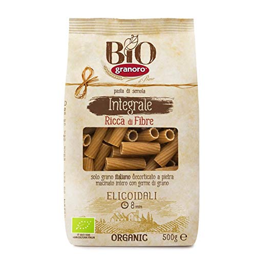 Granoro – Elicoidali Bio Integrale 500 g – 4 Stück – Verkauf pro Packung von Epicerie salée