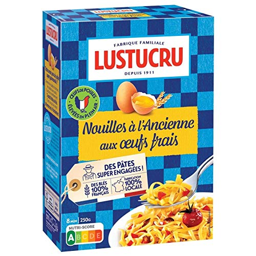 LUSTUCRU Nudeln, frische Eier, 250 g, 4 Stück von LUSTUCRU