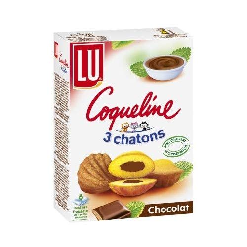 Lu - Coqueline Schokolade 165G - Packung mit 5 von Epicerie sucrée