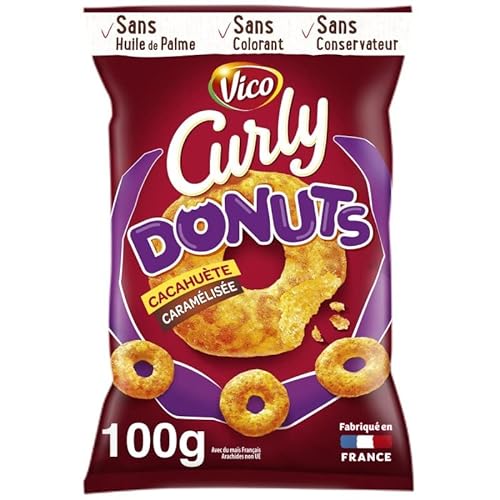 Curly Donuts Erdnuss, 100 g von Epicerie