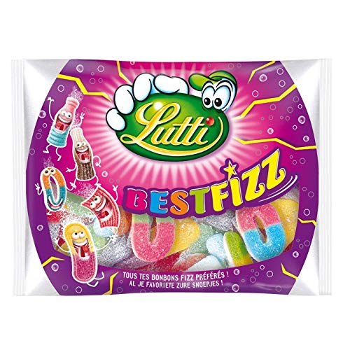 Lutti - Beste Fizz 350G - Packung mit 4 von Epicerie