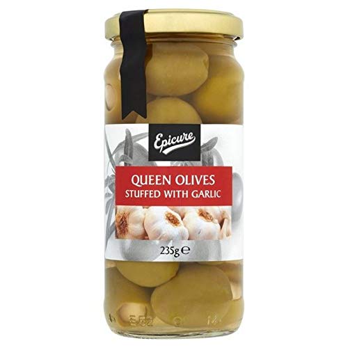 Epicure Queen Olives Stuffed with Garlic 235g von Epicure