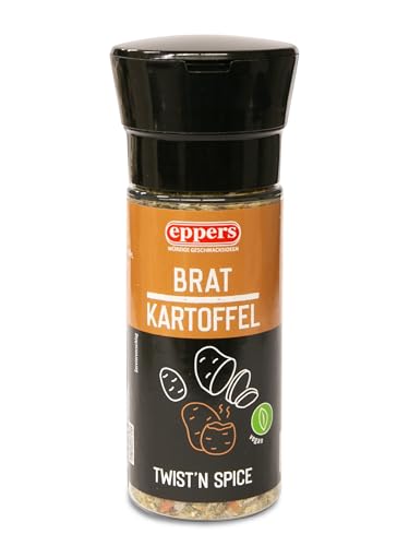 eppers Bratkartoffel Gewürzsalz | Gewürz-Mühle für Kartoffelgerichte | einfach in der Anwendung | Gewürzmühle, 60g von Eppers