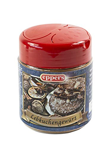 eppers Lebkuchen-Gewürz, Nürnberger Lebkuchen, Pfefferkuchen, Honigkuche, Weihnachtsbäckerei, Gewürzstreuer, 80g eppers Lebkuchen-Gewürz, Nürnberger Lebkuchen, Pfefferkuchen, Honigkuche, Weihnachtsbäckerei, Gewürzstreuer, 80g von Eppers