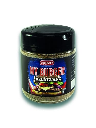 eppers Burger Gewürzsalz | Burger Gewürz | geeignet für Burger und Hackfleischspezialitäten | Gewürzstreuer, 150g von Eppers