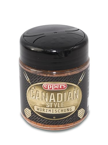eppers Canadian Style Würzmischung | mit Ahornsirup Zucker | BBQ Gewürz | Grillgewürz | Streuer, 170g von Eppers