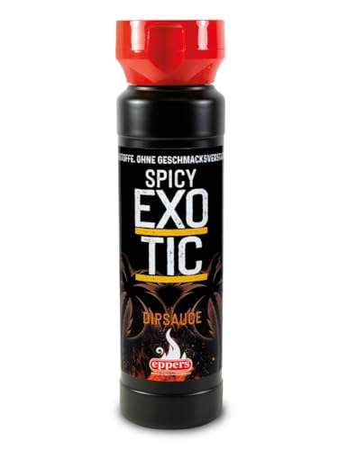 eppers Dip Spicy Exotic | Dipsauce mit Kokos, Chili und Ananas | exotische Dip Sauce | Dipflasche, 250ml von Eppers