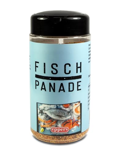 eppers Fischpanade | Panade für Fisch | bunte fertige Paniermischung ohne Ei | vegan | Gewürzstreuer, 200g von Eppers