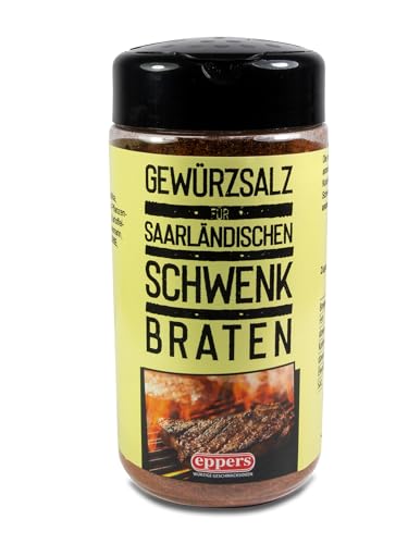 eppers Gewürzsalz für saarländischen Schwenkbraten | auch perfekt für Spießbraten | Gewürzstreuer, 250g eppers Gewürzsalz für saarländischen Schwenkbraten | auch perfekt für Spießbraten | Gewürzstreuer, 250g von Eppers