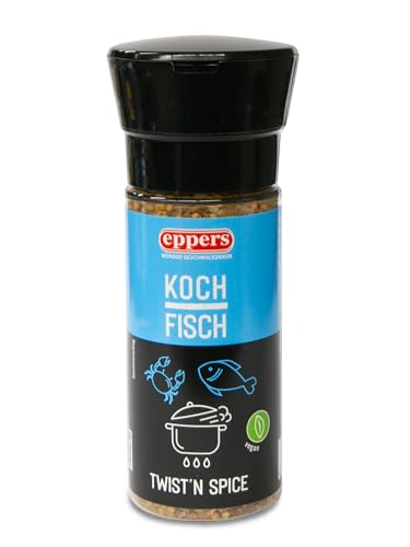 eppers Kochfisch Gewürzsalz | für Fisch | Fischgewürz | Gewürz zum kochen von Fisch | Gewürzmühle, 90g eppers Kochfisch Gewürzsalz | für Fisch | Fischgewürz | Gewürz zum kochen von Fisch | Gewürzmühle, 90g von Eppers