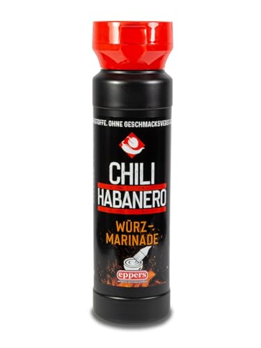 eppers Würz-Marinade Chili-Habanero | Zum Marinieren von Fleisch| Flasche, 250ml eppers Würz-Marinade Chili-Habanero | Zum Marinieren von Fleisch| Flasche, 250ml von Eppers