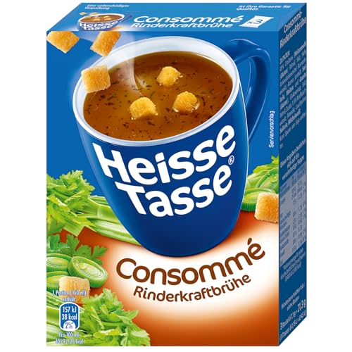 Erasco Tasse Consommé - Rinderkraftbrühe 12x 21.3g von Erasco Heisse Tasse