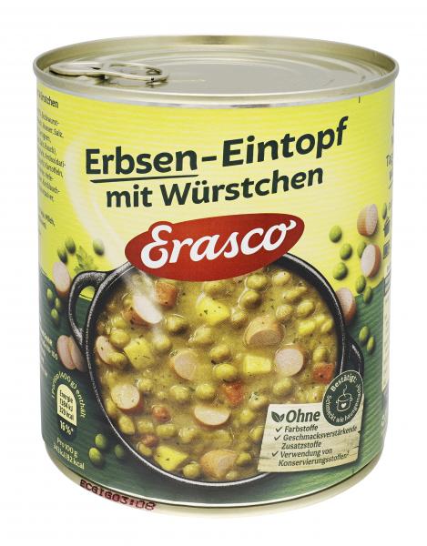 Erasco Erbsen-Eintopf mit Würstchen Erasco Erbsen-Eintopf mit Würstchen von Erasco